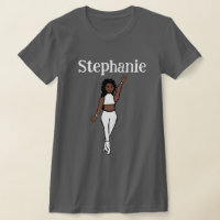 Add A Name White Dancer T-Shirt