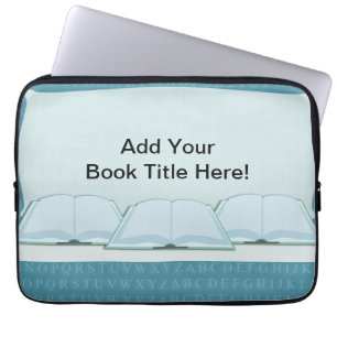 Add A Title Promote Your Book On This Laptop Sleeve
