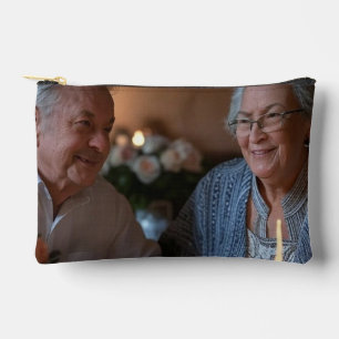 Add Anniversary Photo Customise Accessory Pouch
