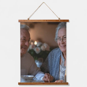 Add Anniversary Photo Customise Hanging Tapestry