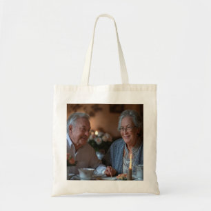 Add Anniversary Photo Customise Tote Bag