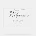 Add Any Event, Chic Welcome Frosted Acrylic Sign