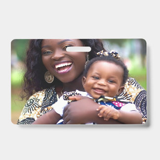 Add Baby Photo Customise Personalise ID Badge