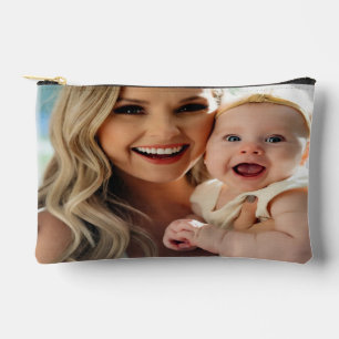Add Baby Photo Personalize Customize Accessory Pouch