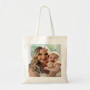 Add Baby Photo Personalize Customize Tote Bag