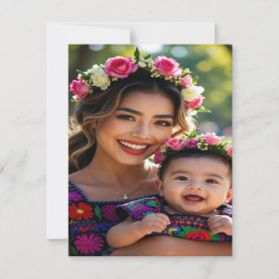 Add Beautiful Baby Photo Personalize Card