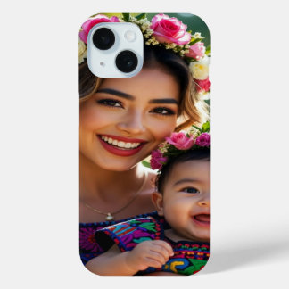 Add Beautiful Baby Photo Personalize iPhone 15 Case