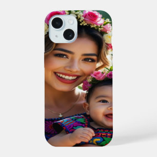 Add Beautiful Baby Photo Personalize iPhone 15 Case