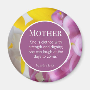 Add Bible Scripture Religious Mother Day Magnet