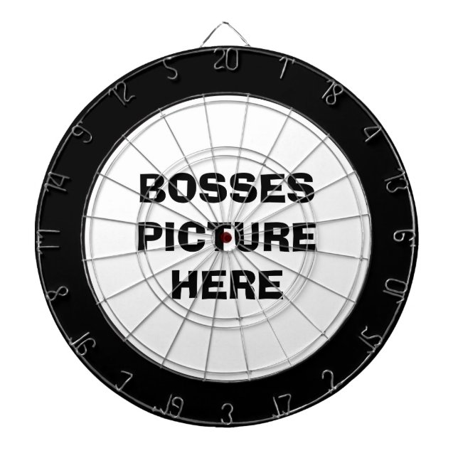 Add Bosses Picture Here dartboard (Front)