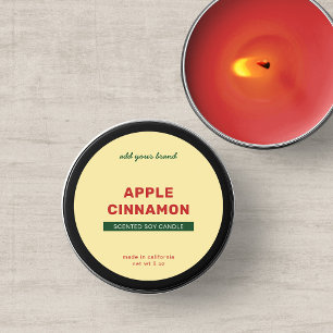 Add Brand Fully Custom Colours Modern Product Labe Classic Round Sticker