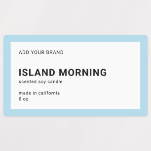 Add Brand Modern Minimalist Editable Colour Produc
