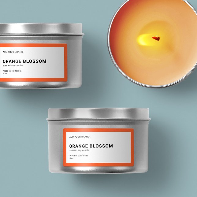 Add Brand Modern Minimalist Editable Colour Produc Label (Creator Uploaded)