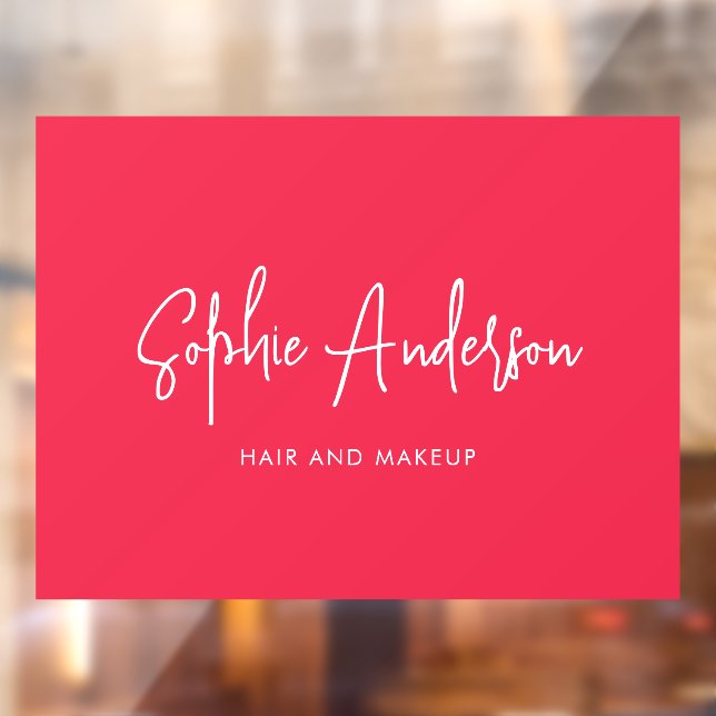 Add Brand Name Trendy Modern Script Custom Colour (Sheet 2)