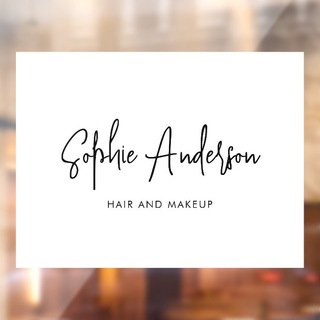 Add Brand Name Trendy Modern Script Custom Colour (Sheet 2)