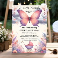 Add Bug Boho Soft Glow Live Butterfly Baby Shower