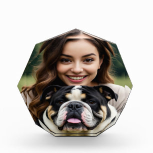 Add Bulldog Photo Personalise Customise Block
