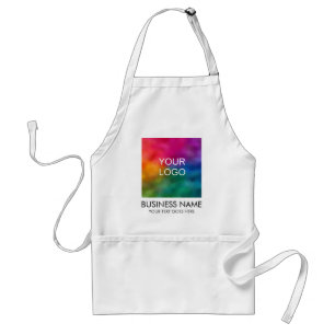 Add Business Company Logo Text Here Template Standard Apron
