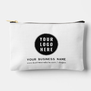 Add Business Logo and Company Website Custom Accessory Pouch