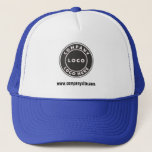 Add Business Logo and Website Employees Custom Trucker Hat<br><div class="desc">Add your company logo and brand identity to this trucker hat as well as your website address or slogan by clicking the "Personalise" button above. These brand-able trucker hats can advertise your business as employees wear them and double as a corporate swag. Available in other colours and sizes. No minimum...</div>