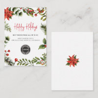 Add Business Logo Christmas Holiday Corporate