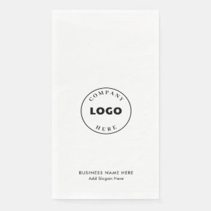 Add Business Logo Company Employees Custom Napkin