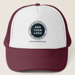Add Business Logo Custom Company Employee Trucker Hat