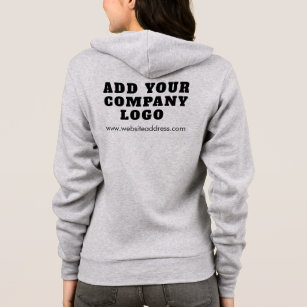 Add Business Logo Employees Trade Show Swag Hoodie