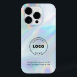Add Business Logo Holographic Custom Corporate Case-Mate iPhone 14 Pro Case<br><div class="desc">Business Logo and Return Address DIY Modern phone case that you can easily edit and replace with your business logo by clicking the "Personalise" button. Perfect way to advertise your business or as a swag for employees and customers. No minimum orders or setup fees so you can order as many...</div>