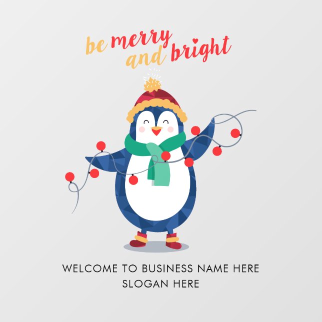 Add Business Name Office Christmas Decor (Sheet)