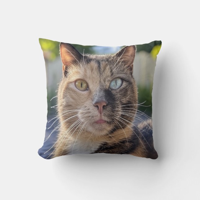 Add Cat Photo Customise Cushion (Front)