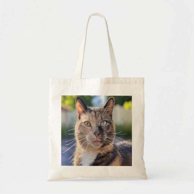 Add Cat Photo Customise Tote Bag (Front)