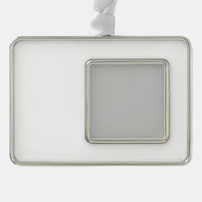 Add Charm to Your Tree with Cheerful Keepsake Silver Plated Framed Ornament (Front)