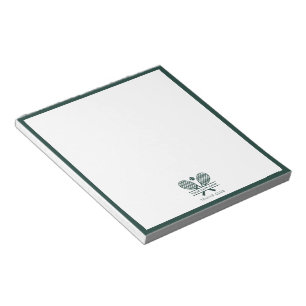 Add Country Club Name Tennis Coach Custom Notepad