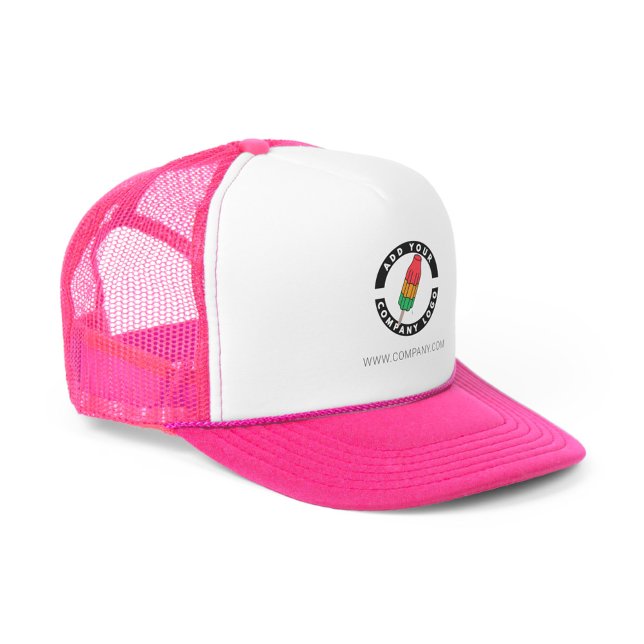 Add Custom Logo Business Brand Employee Swag Trucker Hat (Creator Uploaded)