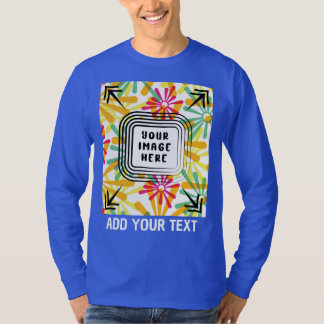 Add Custom Photo and Text Customisable T-Shirt