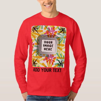 Add Custom Photo and Text Customisable T-Shirt