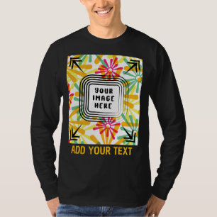 Add Custom Photo and Text Customisable T-Shirt