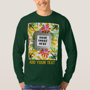 Add Custom Photo and Text Customisable T-Shirt