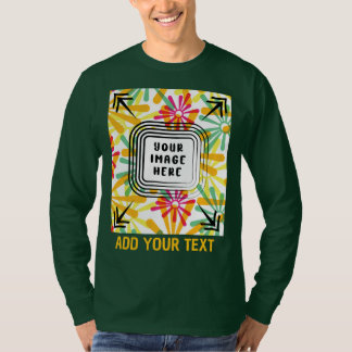Add Custom Photo and Text Customisable T-Shirt