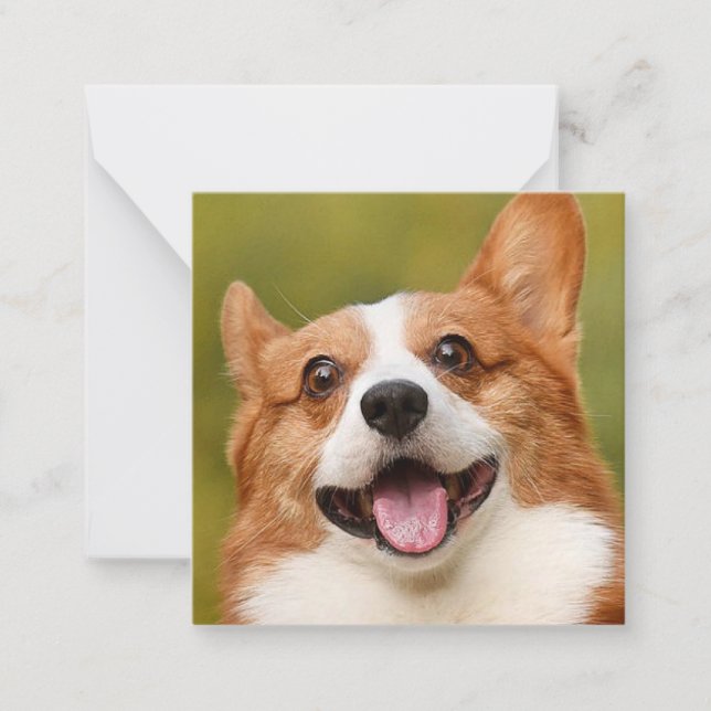 Add Dog Photo Personalised Customised Card (Front)