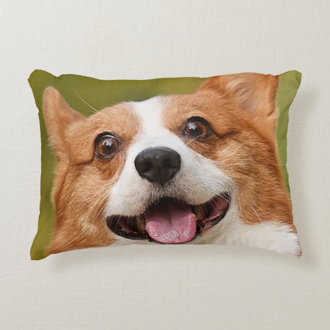 Add Dog Photo Personalised Customised Decorative Cushion (Front)