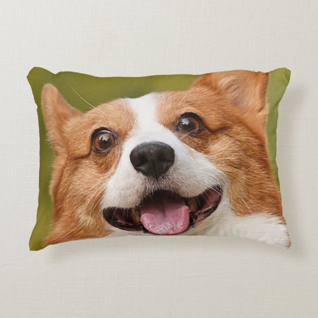 Add Dog Photo Personalised Customised Decorative Cushion (Front)