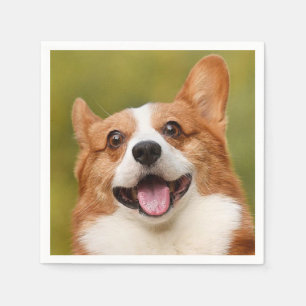 Add Dog Photo Personalised Customised Napkin