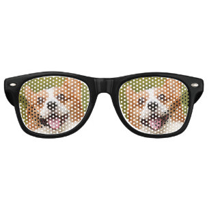 Add Dog Photo Personalised Customised Retro Sunglasses