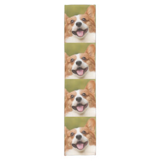 Add Dog Photo Personalised Customised Short Table Runner