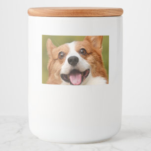 Add Dog Photo Personalized Customized Food Label