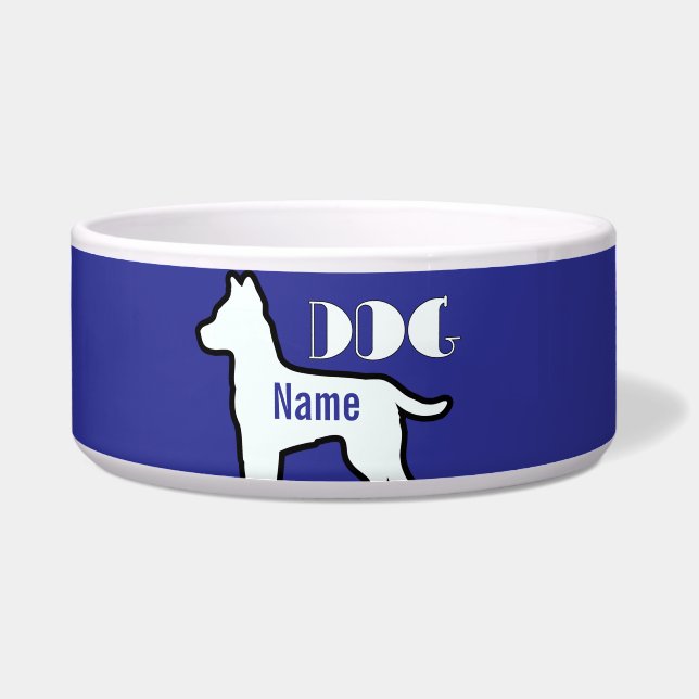 Add Dog's Name Blue Pet  (Front)