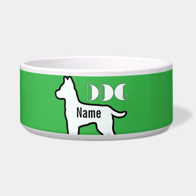 Add Dog's Name Green Pet   (Front)