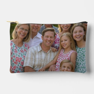 Add Family Reunion Photo Customise Accessory Pouch